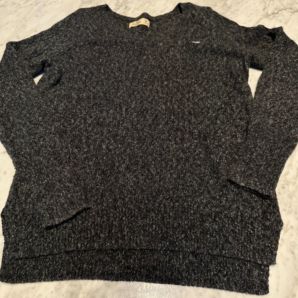 Grey Hollister Knit Sweater